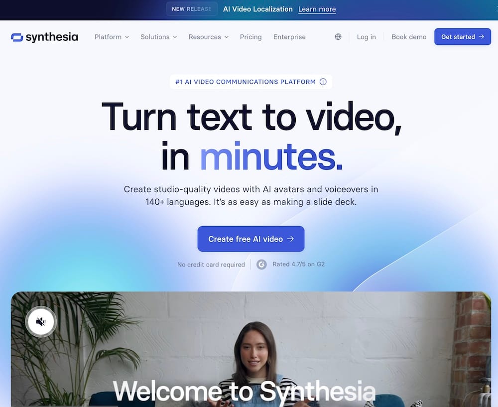 生成影片AISynthesia AI教學