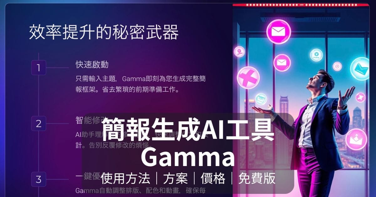 Gamma AI生成簡報網站工具教學